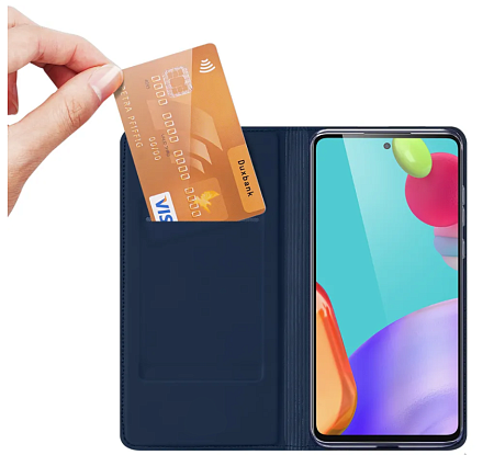 Чехол-книжка для Samsung Galaxy A52 (4G/5G)/A52S, DU DU, боковой, синий