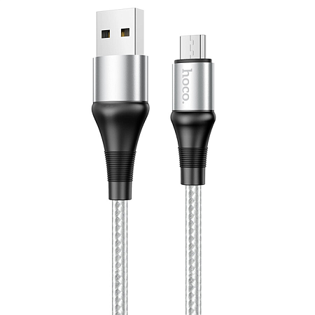 USB Кабель Micro, HOCO, X50, серый