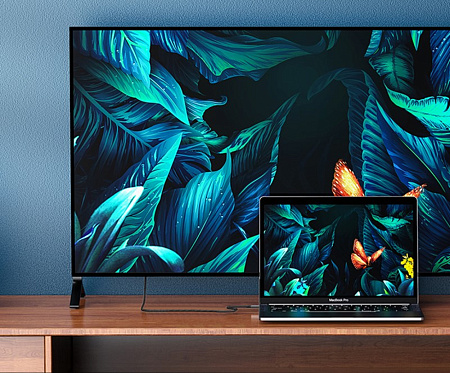 HDMI кабель на Type-C, UA16, HOCO, 2м, metal gray