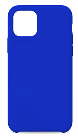 Чехол - накладка для iPhone 11, Silicon Case, пурпурно-синий