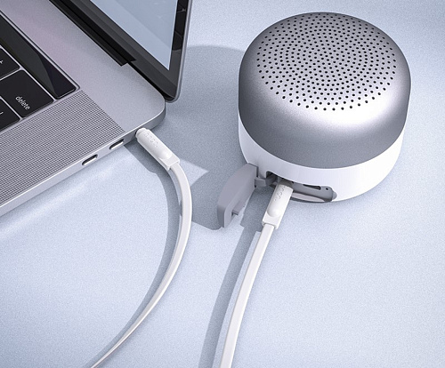 AUX Audio кабель 3,5 мм, UPA16, HOCO, белый