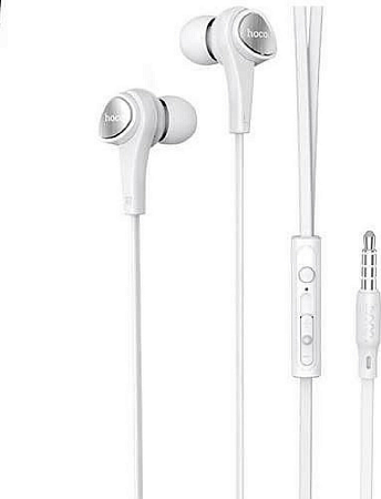 Проводные наушники M66 Passion in-line control eaphones, HOCO, белый