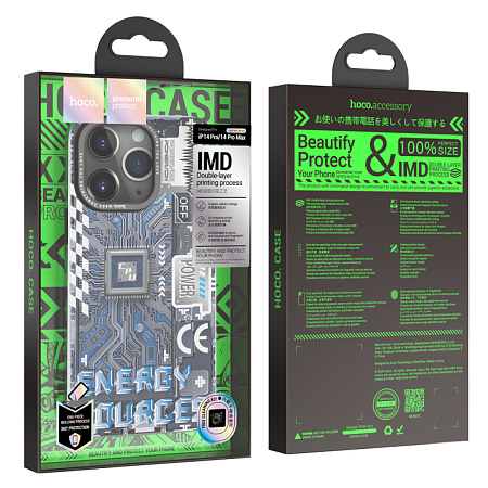 Чехол силиконовый для iPhone 14 Pro Max, Cool Me Series Protective case, mechanism A, HOCO