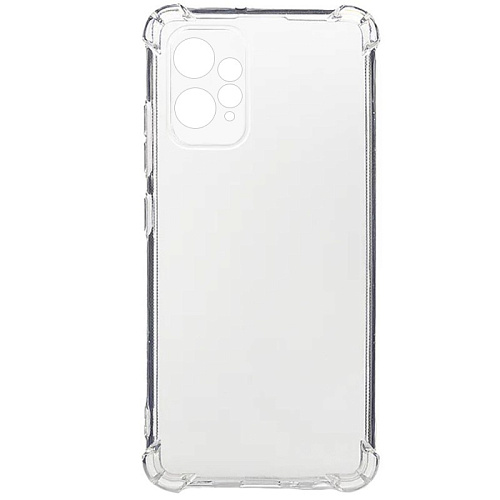 Чехол силиконовый для Xiaomi Redmi Note 12 (4G), усиленные края, с защитой камеры, X-CASE, прозрачный