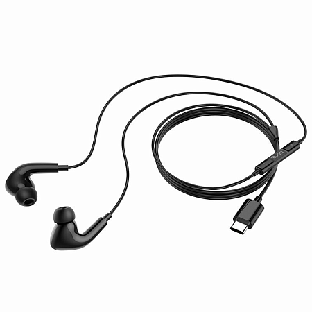Проводные наушники M1 Pro Original series earphones, вакуумные с микрофоном, HOCO, черные