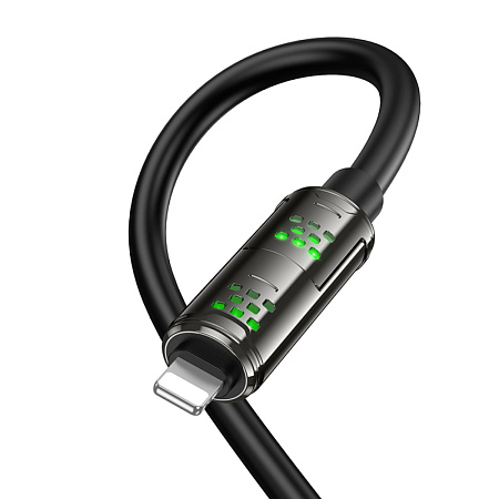 USB дата кабель 4 в 1, USB/Type-C to Lightning/Type-C, 240W, U143, HOCO, черный