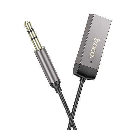 Bluetooth Receiver, E78, HOCO, металлический серый