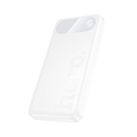 Универсальный Доп. Аккумулятор 10000mAh, J154, HOCO, выход: 2 USB (22.5), 1 PD (20W), белый