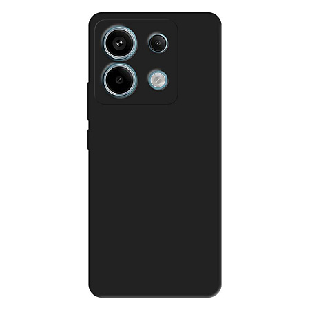 Чехол силиконовый для Xiaomi Redmi Note 13 (4G), good quality, с защитой камеры, X-CASE, черный