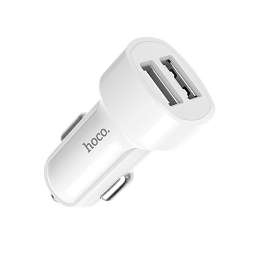 Автомобильное зарядное устройство, 2 USB, HOCO