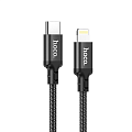 Кабель Lightning to Type-C (PD), HOCO, X14, черный