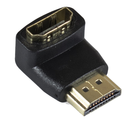 Переходик с HDMI (мама) на HDMI (папа), уголок