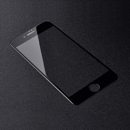 Защитное стекло для iPhone 7 Plus/8 Plus (A1), HOCO,Shatterproof edges, 3D, закруглённое, черное