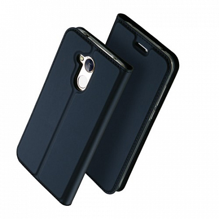 Чехол-книжка для Huawei Honor 6A, DU DU, боковой, синий