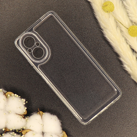 Чехол силиконовый для Realme C67 (4G), с защитой камеры, X-CASE, прозрачный