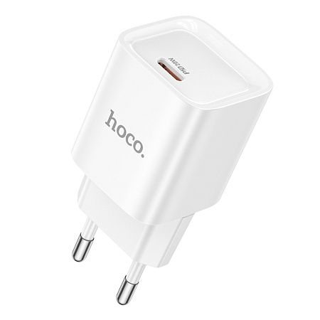 Сетевое зарядное устройство, 1 PD 20W (C146A), HOCO, белый