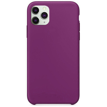 Чехол силиконовый для iPhone 11 Pro Max (6.5) Cover, фиолетовый