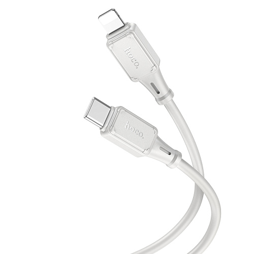 Кабель Lightning to Type-C (PD), HOCO, X101, 1м, серый