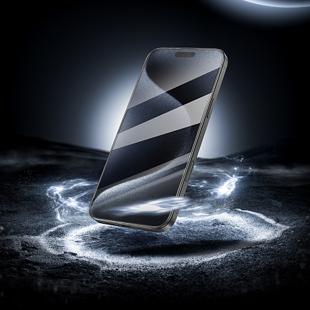 Защитное стекло для iPhone 16 Pro Max, G18, HOCO, Shield full screen HD tempered glass, черное