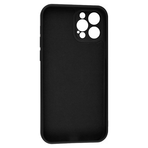 Чехол силиконовый для iPhone 13 Pro Max (6.7), с держателем, X-CASE, черный