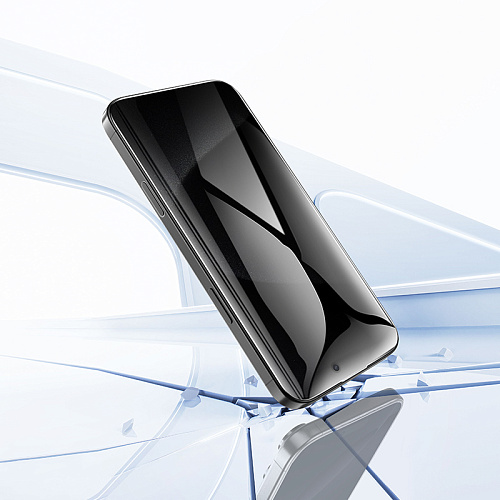 Защитное стекло для iPhone 15 Pro, A777 Plus, HOCO, антишпионское, черное