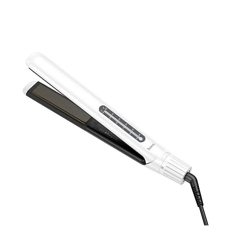 Выпрямитель для волос двойного назначения (выпрямление и завивка), HP41, HOCO, белый