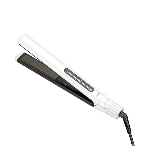 Выпрямитель для волос двойного назначения (выпрямление и завивка), HP41, HOCO, белый