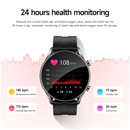 Умные часы Y7 Smart watch Hoco, черные
