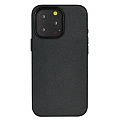 Чехол-накладка для iPhone 15 Pro Max, экокожа, магнитный (MagSafe), без лого, X-CASE, черный