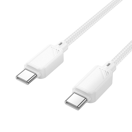 Кабель Type-C на Type-C, HOCO, X113, 1м, 60W, белый