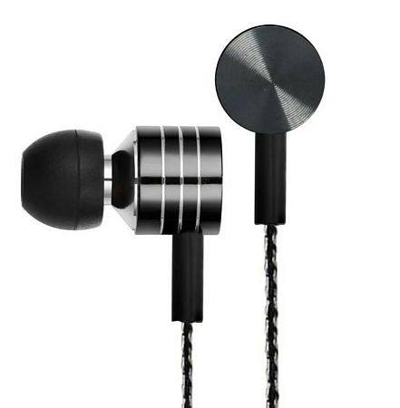 Наушники Mosidun M3 Metal, Premium, черные (черный)