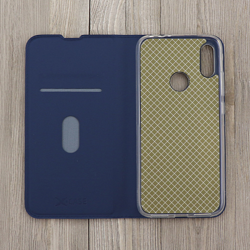 Чехол-книжка для Xiaomi Redmi Note 7/Note 7 Pro, X-CASE, боковой, синий