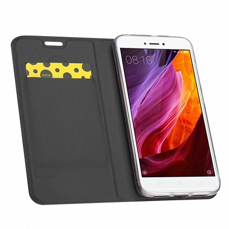 Чехол-книжка для Xiaomi Redmi 5A, DU DU, боковой, серый