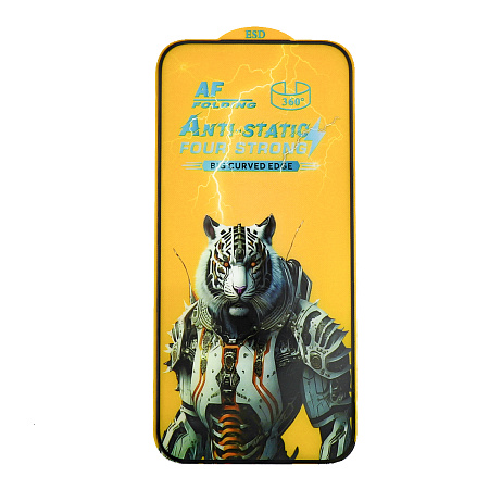 Защитное стекло на iPhone 17 Pro Max, AF 360, прозрачное с черной рамкой, X-CASE