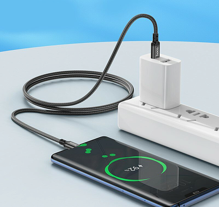 Кабель Type-C на Type-C, HOCO, X14, Fast Charge 60W, черный