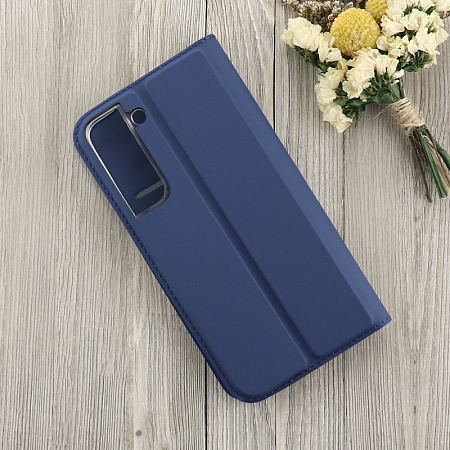 Чехол-книжка для Samsung Galaxy S22, X-CASE, боковой, синий
