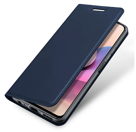 Чехол-книжка для Huawei P Smart (2019)/Honor 10 lite, DU DU, боковой, синий