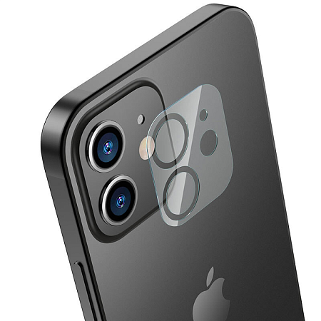 Защитное стекло на iPhone 12 mini (5.4) V11 2в1, HOCO, на заднюю камеру, прозрачное
