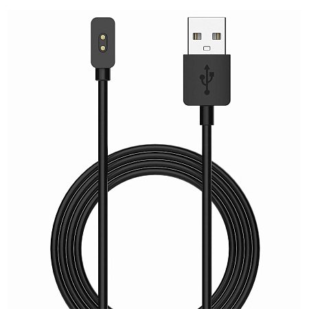 USB кабель для Xiaomi Mi Band 8/Mi Band 9/Redmi Watch 3/Watch 3 Active/Watch 3 lite/Smart Band 2, черный