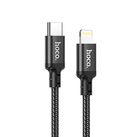 Кабель Lightning to Type-C (PD), HOCO, X14, черный
