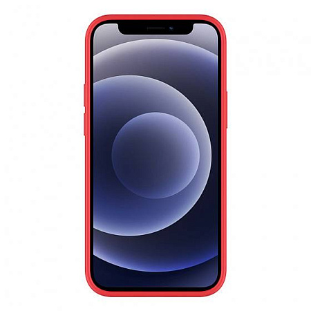 Чехол силиконовый для iPhone 12 Mini (5.4), good quality, X-CASE, красный