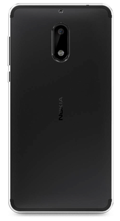 Чехол силиконовый для Nokia 6, прозрачный