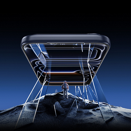 Защитное стекло для iPhone 17 Pro Max, G777, HOCO, anti-static, черное