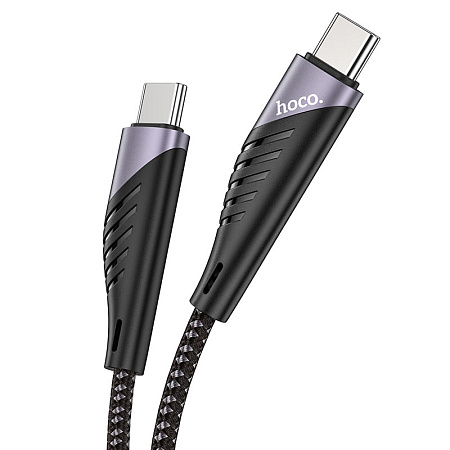 Кабель Type-C на Type-C, HOCO, U95, Fast Charge 60W, черный