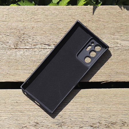 Чехол силиконовый для Samsung Galaxy Note 20 Ultra, good quality, с защитой камеры, X-CASE, черный