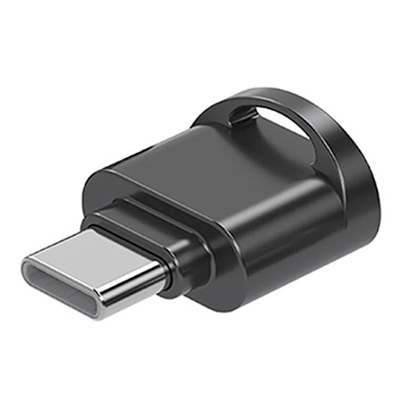 Картридер Type-C на Micro SD, CR-02, черный