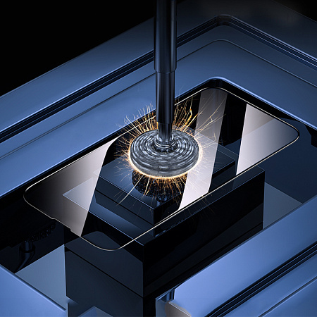 Защитное стекло для iPhone 14 Pro Max, G14, HOCO, Guardian shield series full-screen HD tempered glass, черное