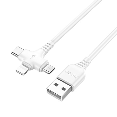USB   Lightning+Micro+Type-C, X77, HOCO, 