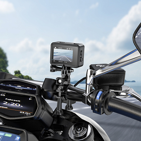 Cпортивная камера DV101 с двумя дисплеями, НOCO, черный