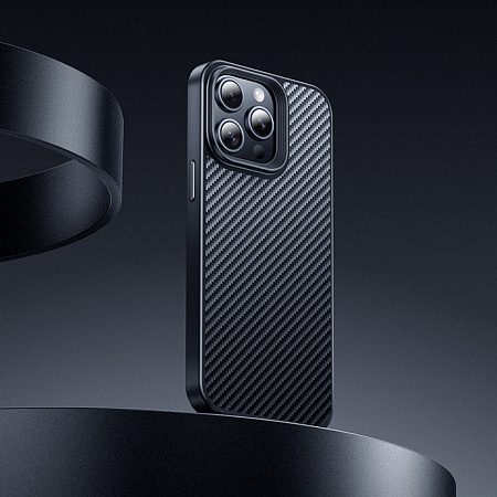 Чехол для iPhone 15 Pro, TPU, Магнитный (MagSafe), AS7, HOCO, черный